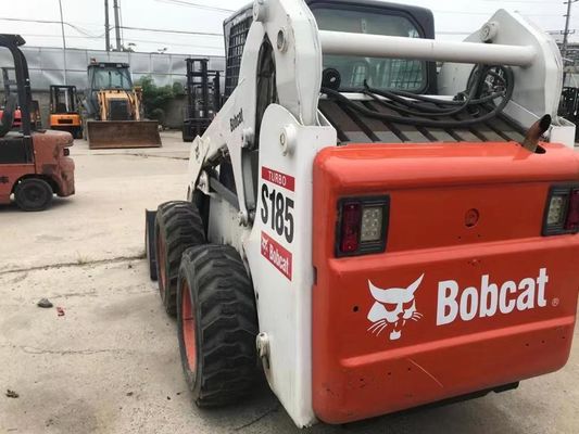 Oorspronkelijke kleur S185 Gebruikte Bobcat Skid Loaders Veiligheid in goede staat