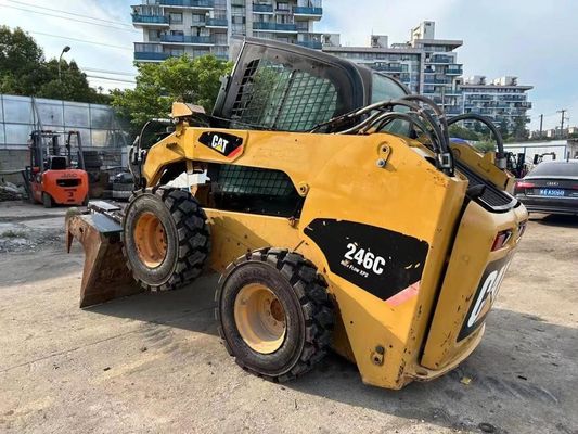 CAT 246C Oorspronkelijke kleur Gebruikte skid steer loader Veiligheid en nauwkeurigheid In goede staat