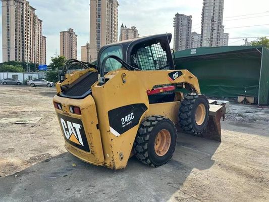 CAT 246C Oorspronkelijke kleur Gebruikte skid steer loader Veiligheid en nauwkeurigheid In goede staat