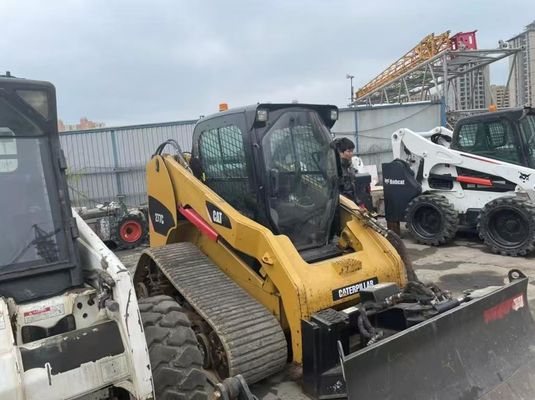 Krachtige 277C Gebruikte Caterpillar Skid Steer Brandstofverbruik in goede staat