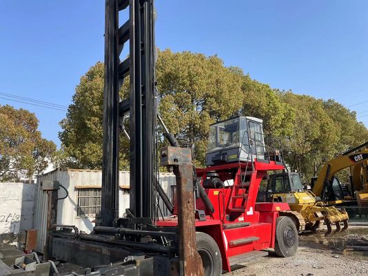2018 Jaar Kalamr DCE80-45E7 Gebruikte vorkheftruck Brandstofverbruik hoge snelheid