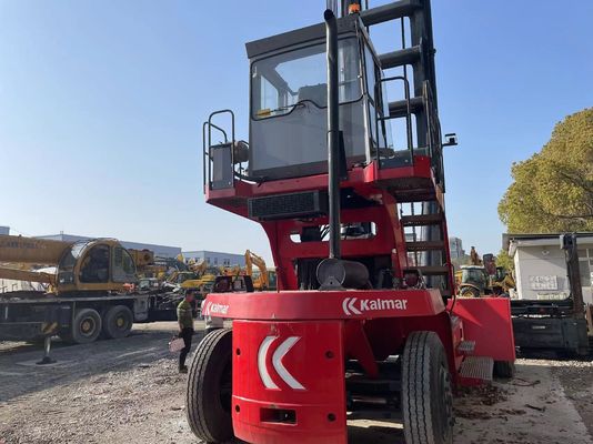 2018 Jaar Kalamr DCE80-45E7 Gebruikte vorkheftruck Brandstofverbruik hoge snelheid