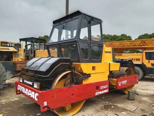 Dynapac CC421 Gebruikte wegrol dubbeltrommel wegrol hoge productiviteit Zweden