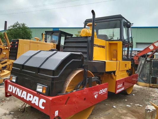 Dynapac CC421 Gebruikte wegrol dubbeltrommel wegrol hoge productiviteit Zweden
