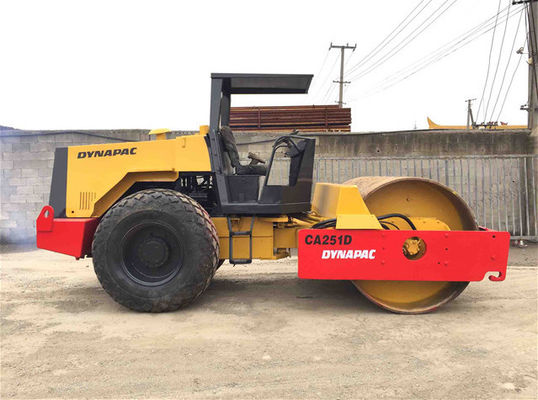 CA251D Vibratory Smooth Drum Gebruikt Dynapac Roller Met Sterk Vermogen