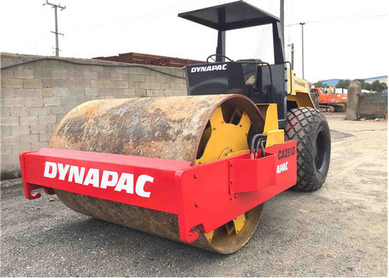 CA251D Vibratory Smooth Drum Gebruikt Dynapac Roller Met Sterk Vermogen