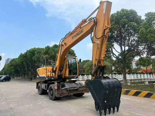 Gebruikte Hyundai R210W-9 wielgraafmachine in uitstekende staat/gebruikte wielgraafmachine te koop