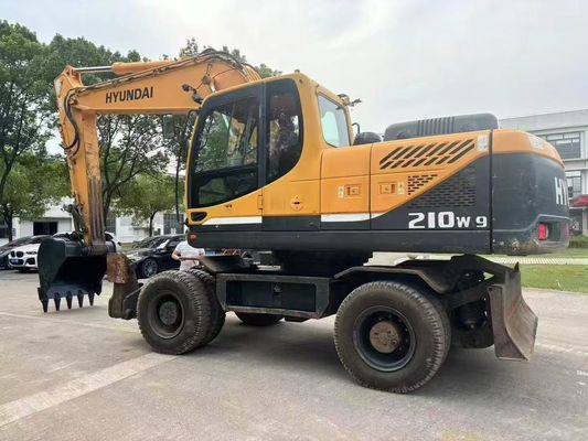 Gebruikte Hyundai R210W-9 wielgraafmachine in uitstekende staat/gebruikte wielgraafmachine te koop
