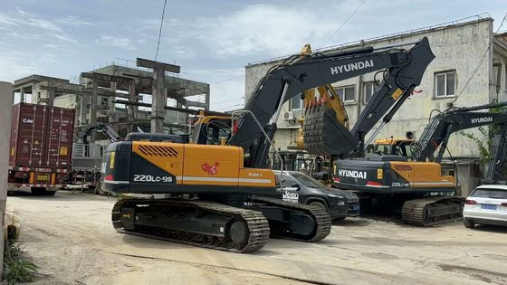 2021 Jaar Gebruikte Hyundai R220LC-9S Graafmachine In uitstekende staat/Gebruikte Hyundai Crawler Graafmachine Te koop