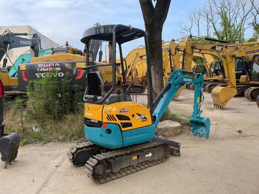 Originele kleur Gebruikte Kubota U15-3S mini graafmachine te koop/gebruikte mini graafmachine die binnen werkt