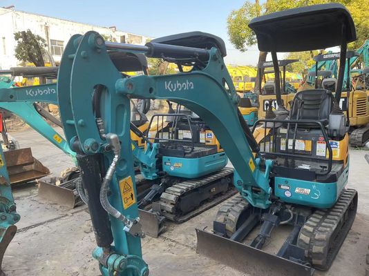 Originele kleur Gebruikte Kobelco graafmachine U17 Hoog efficiënt voor binnenwerk