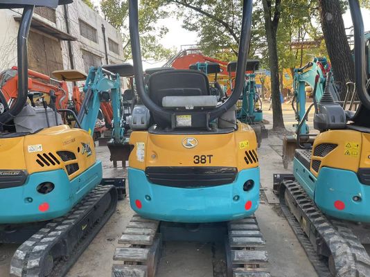 Originele kleur Gebruikte Kobelco graafmachine U17 Hoog efficiënt voor binnenwerk