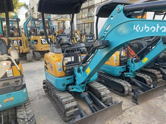 Originele kleur Gebruikte Kobelco graafmachine U17 Hoog efficiënt voor binnenwerk