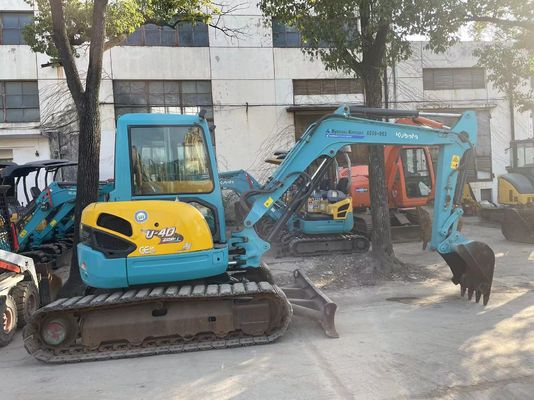 Japan gebruikt mini graafmachine Kubota U40-5 met efficiënt hydraulisch systeem