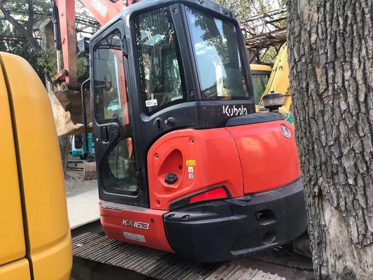 Originele Japan Gebruikte Kubota KX163-5 mini graafmachine te koop/gebruikte Kubota mini graafmachine te koop