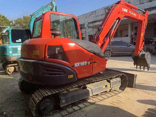 Originele Japan Gebruikte Kubota KX185-3 graafmachine te koop/gebruikte Kubota Mini Graafmachine te koop