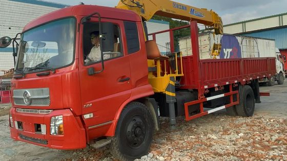 8 ton XCMG SQS200-4 vrachtwagen gemonteerd gebruikte kraan met DongFeng vrachtwagen 2019 jaar