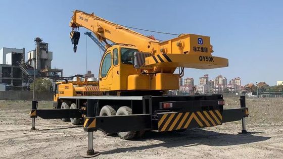 XCMG QY50K-II 50 ton gebruikte vrachtwagen kraan hoge capaciteit gebruikte boom trucks