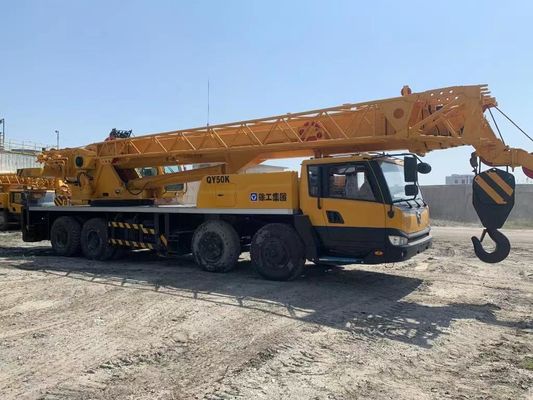 XCMG QY50K-II 50 ton gebruikte vrachtwagen kraan hoge capaciteit gebruikte boom trucks