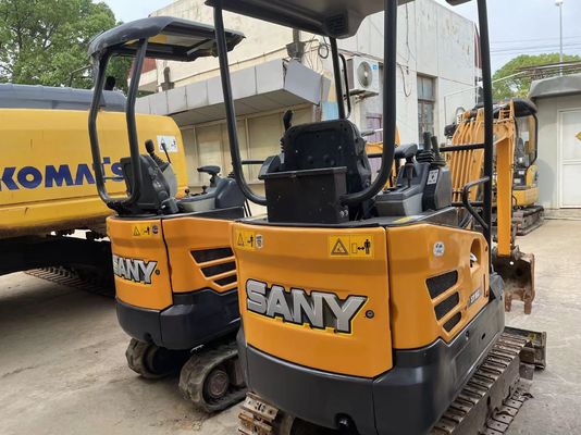 Gebruikte SANY SY16C mini graafmachine Vloeiende werking voor tuinwerk