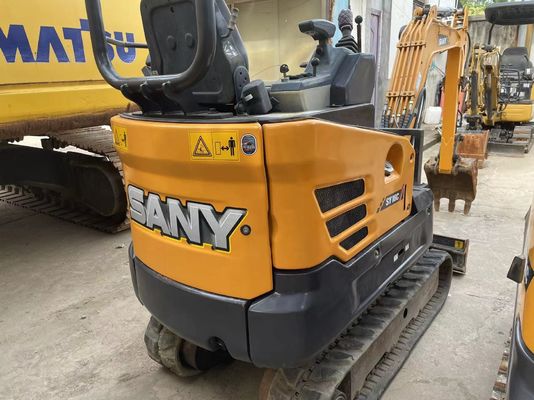 Gebruikte SANY SY16C mini graafmachine Vloeiende werking voor tuinwerk