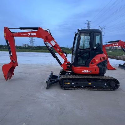 Originele Japan Gebruikte Kubota U55-4 mini graafmachine te koop/gebruikte Kubota mini graafmachine te koop
