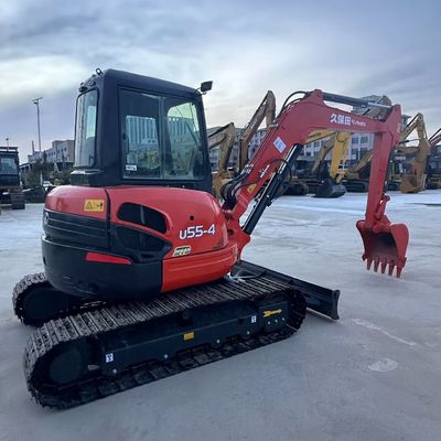 Originele Japan Gebruikte Kubota U55-4 mini graafmachine te koop/gebruikte Kubota mini graafmachine te koop