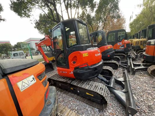 Kleur herverven Gebruikte Kubota KX163-5 Mini Crawler Graafmachine In uitstekende staat/Kubota Graafmachine Met EPA Motor En Swing Arm