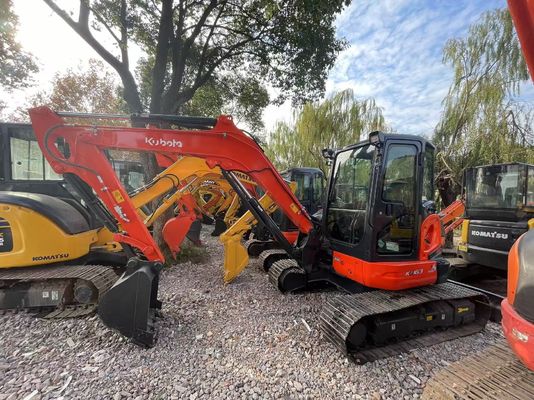 Kleur herverven Gebruikte Kubota KX163-5 Mini Crawler Graafmachine In uitstekende staat/Kubota Graafmachine Met EPA Motor En Swing Arm