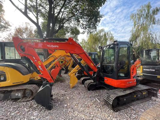 Kleur herverven Gebruikte Kubota KX163-5 Mini Crawler Graafmachine In uitstekende staat/Kubota Graafmachine Met EPA Motor En Swing Arm