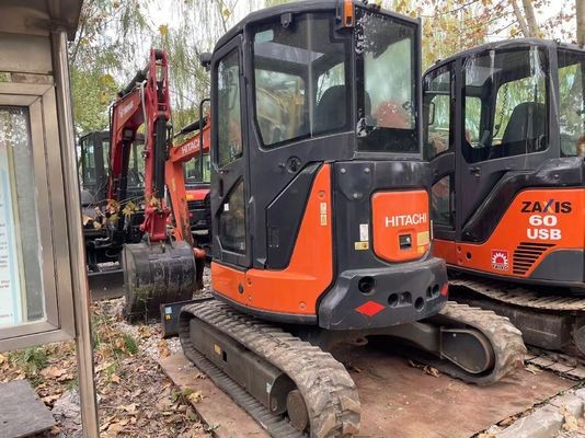 Originele Japan Gebruikte Hitachi ZX35U-5N mini graafmachine in uitstekende staat/gebruikte Japanse mini graafmachine met swingarm en EPA motor