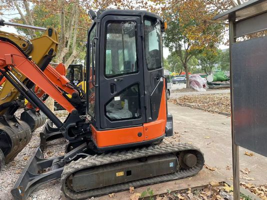 Originele Japan Gebruikte Hitachi ZX35U-5N mini graafmachine in uitstekende staat/gebruikte Japanse mini graafmachine met swingarm en EPA motor