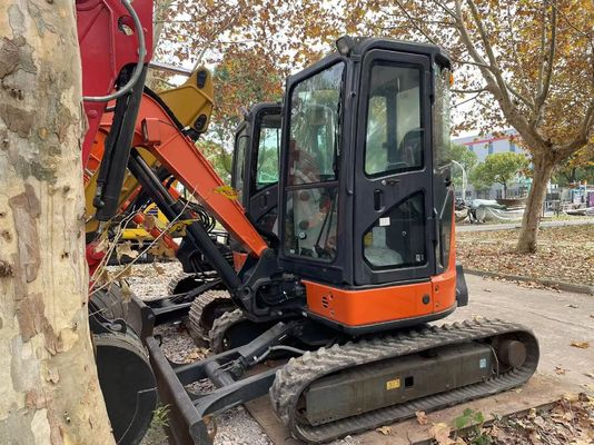 Originele Japan Gebruikte Hitachi ZX35U-5N mini graafmachine in uitstekende staat/gebruikte Japanse mini graafmachine met swingarm en EPA motor