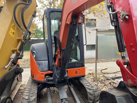 Originele Japan Gebruikte Hitachi ZX35U-5N mini graafmachine in uitstekende staat/gebruikte Japanse mini graafmachine met swingarm en EPA motor
