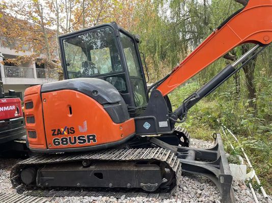 Originele Japanse gebruikte Hitachi ZX68USR-5A Crawler Excavator in uitstekende staat
