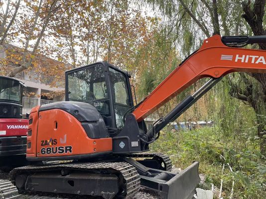 Originele Japanse gebruikte Hitachi ZX68USR-5A Crawler Excavator in uitstekende staat