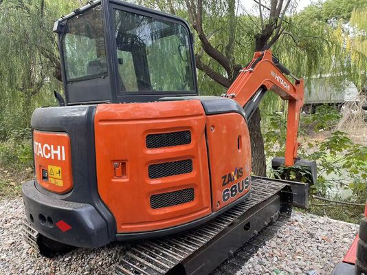 Originele Japanse gebruikte Hitachi ZX68USR-5A Crawler Excavator in uitstekende staat
