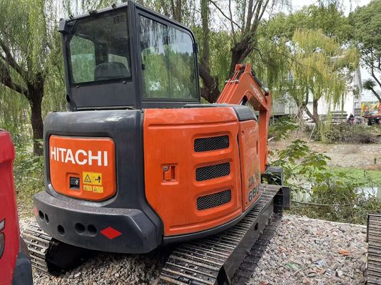 Originele Japanse gebruikte Hitachi ZX68USR-5A Crawler Excavator in uitstekende staat