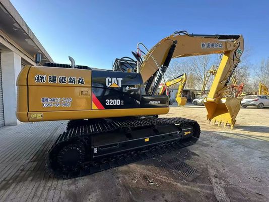 Geel Originele Japan Gebruikte CAT Graafmachine 320D2 Caterpillar Crawler Graafmachine