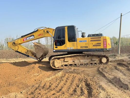 XE215DA Gebruikte XCMG-graafmachine zware XCMG 20 ton graafmachine energiebesparing