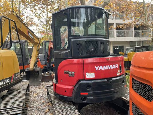 Original Japan Gebruikte Yanmar Vio55-5B mini graafmachine met EPA motor/gebruikte Kubota mini graafmachine te koop