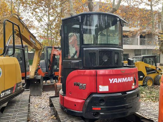 Original Japan Gebruikte Yanmar Vio55-5B mini graafmachine met EPA motor/gebruikte Kubota mini graafmachine te koop