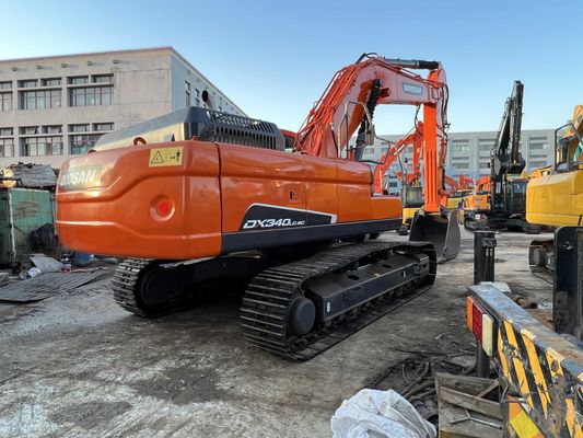 Verf kleur gebruikt Doosan DX340LC-9C Crawler graafmachine in uitstekende staat