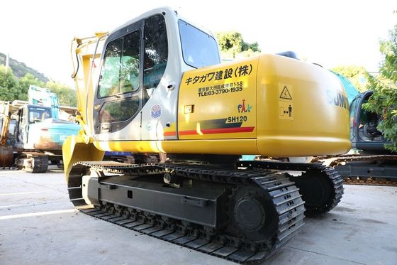 Originele Japanse gebruikte Sumitomo SH120-6 Crawler graafmachine in uitstekende staat