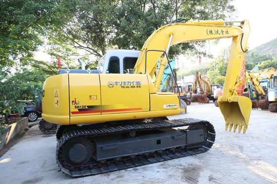 Originele Japanse gebruikte Sumitomo SH120-6 Crawler graafmachine in uitstekende staat