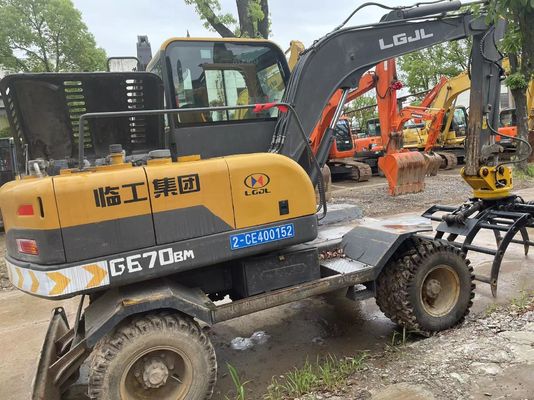 2018 jaar gebruikte SDLH LG670BM wielgraafmachine met hydraulische klem