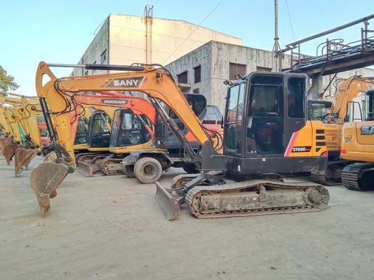 2020 Jaar Gebruikt SANY SY60C-9 Mini Crawler Excavator Originele kleur