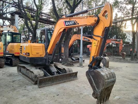 2020 Jaar Gebruikt SANY SY60C-9 Mini Crawler Excavator Originele kleur