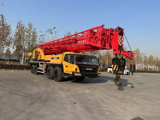 Gebruikte Sany STC800E5 80 ton vrachtwagen kraan in goede staat