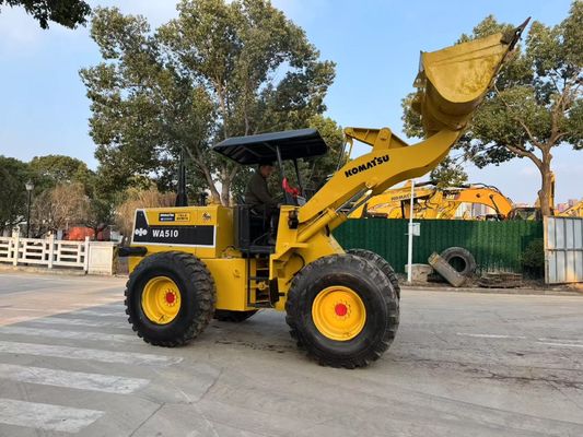 Oorspronkelijke Japan Gebruikte Komatsu WA510 Mini Wheel Loaders Werken in goede staat